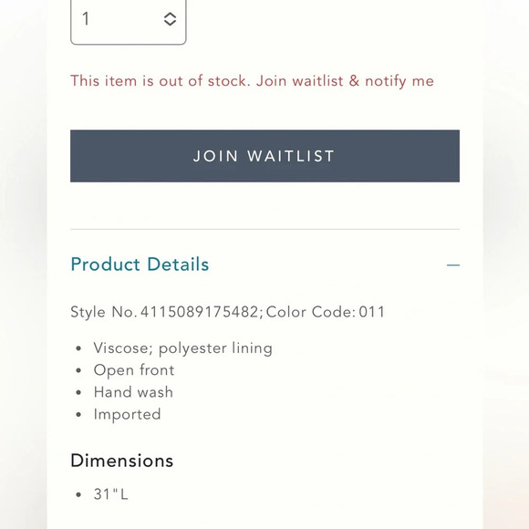 Anthropologie Paradiso Kimono Jacket by Elevenses one size - Picture 7 of 8